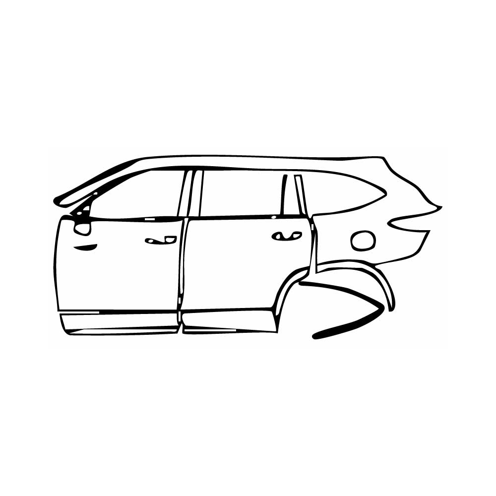 Pre-Cut PPF Toyota Crown Kluger 2025 - PPF-Kits
