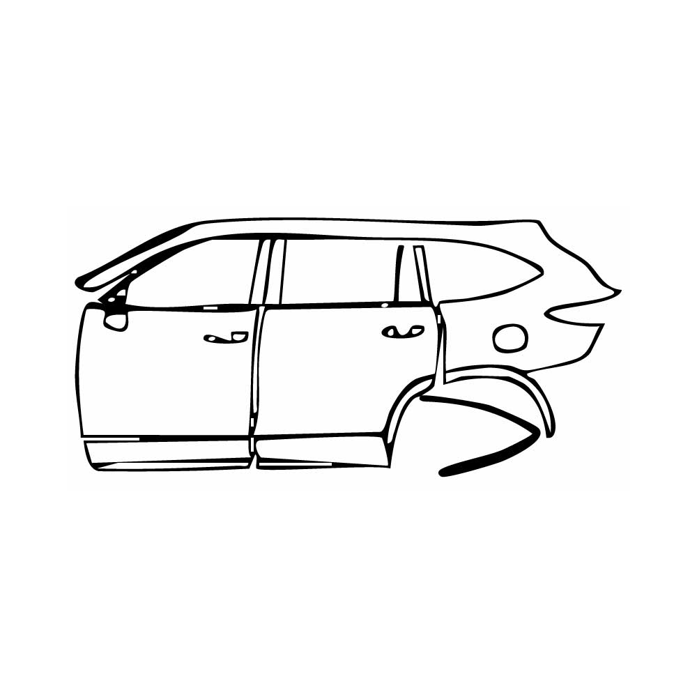 Pre-Cut PPF Toyota Highlander (US) XSE 2025 - PPF-Kits