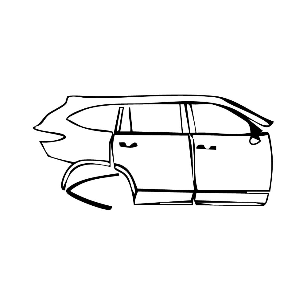 Pre-Cut PPF Toyota Highlander (US) XSE 2025 - PPF-Kits