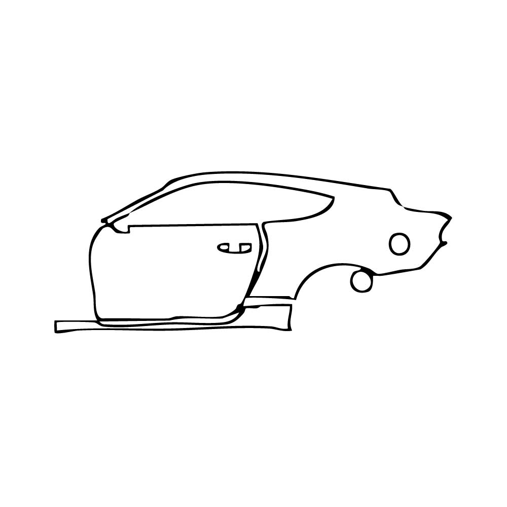 Pre-Cut PPF Ford Mustang Fastback EcoBoost 2015 - PPF-Kits