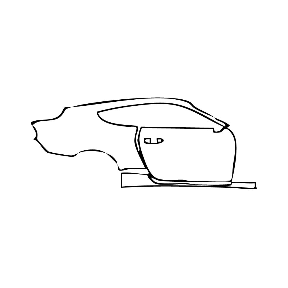 Pre-Cut PPF Ford Mustang Fastback EcoBoost 2015 - PPF-Kits