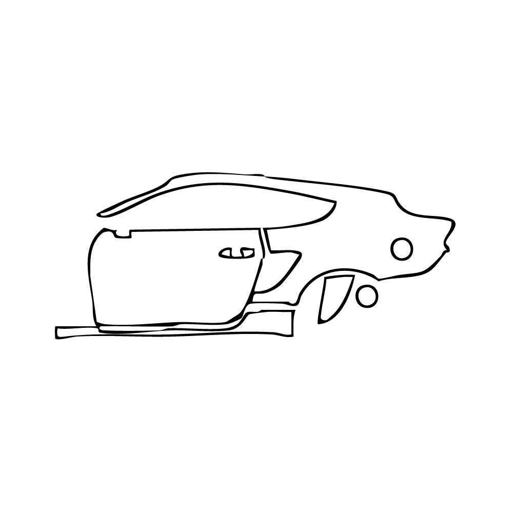 Pre-Cut PPF Ford Mustang Fastback GT 2018 - PPF-Kits