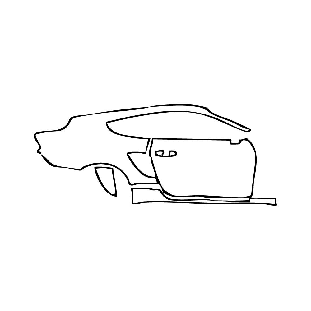 Pre-Cut PPF Ford Mustang Fastback GT 2018 - PPF-Kits