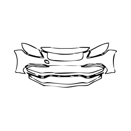 Pre-Cut PPF Mercedes-Benz C Class Sedan AMG C63 S 2015 - PPF-Kits