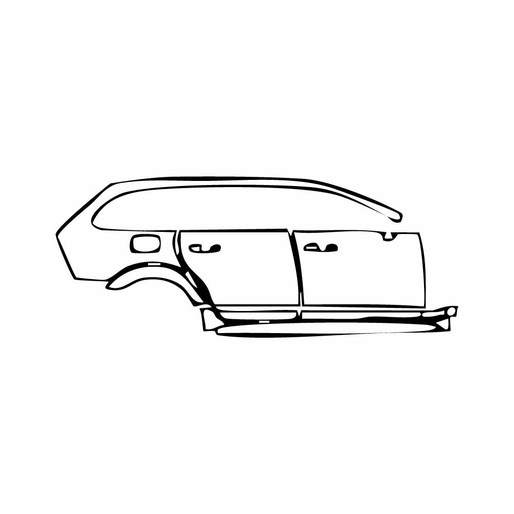Pre-Cut PPF Volvo V90 Cross Country 2017 - PPF-Kits