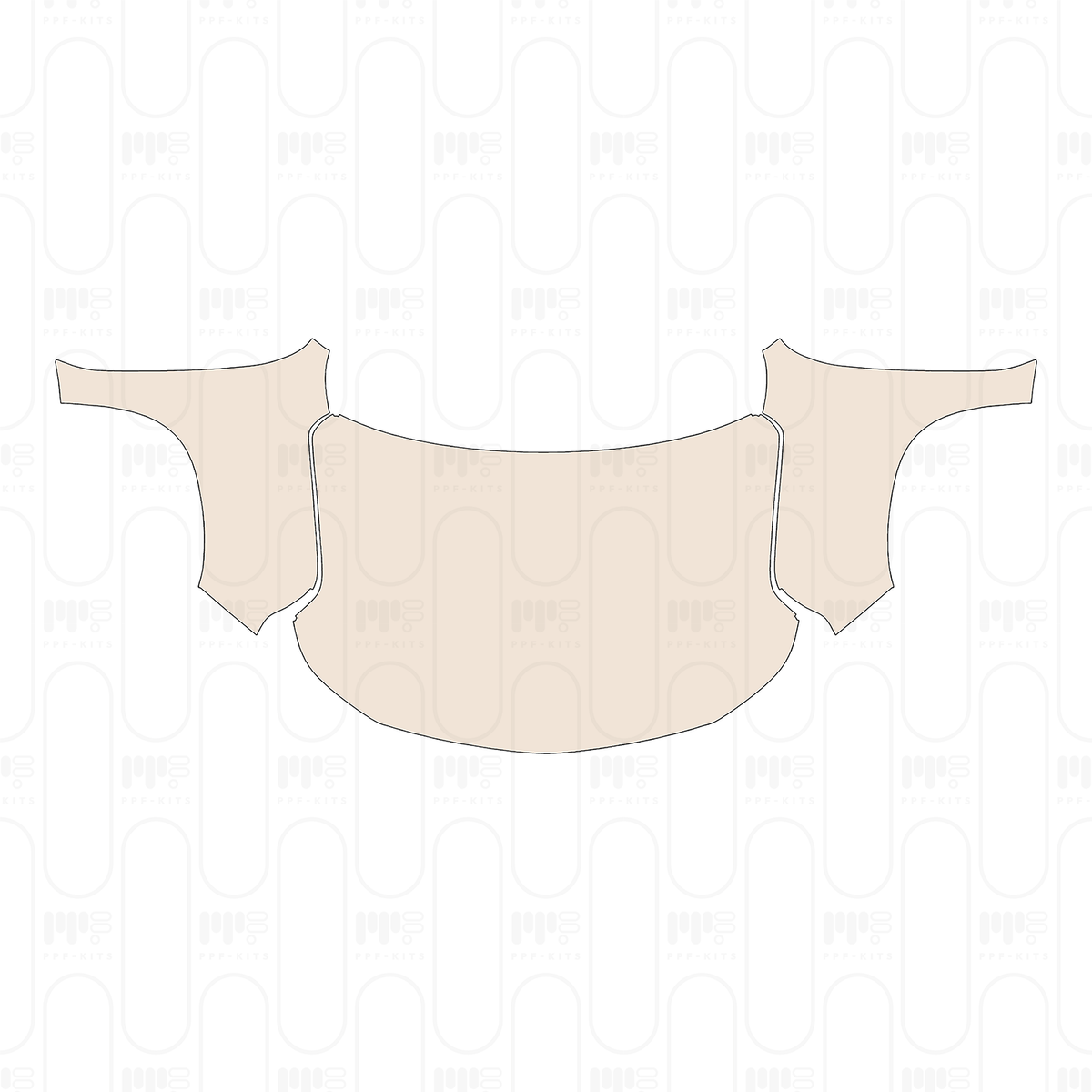 Hood+Fender without Emblem on Fenders