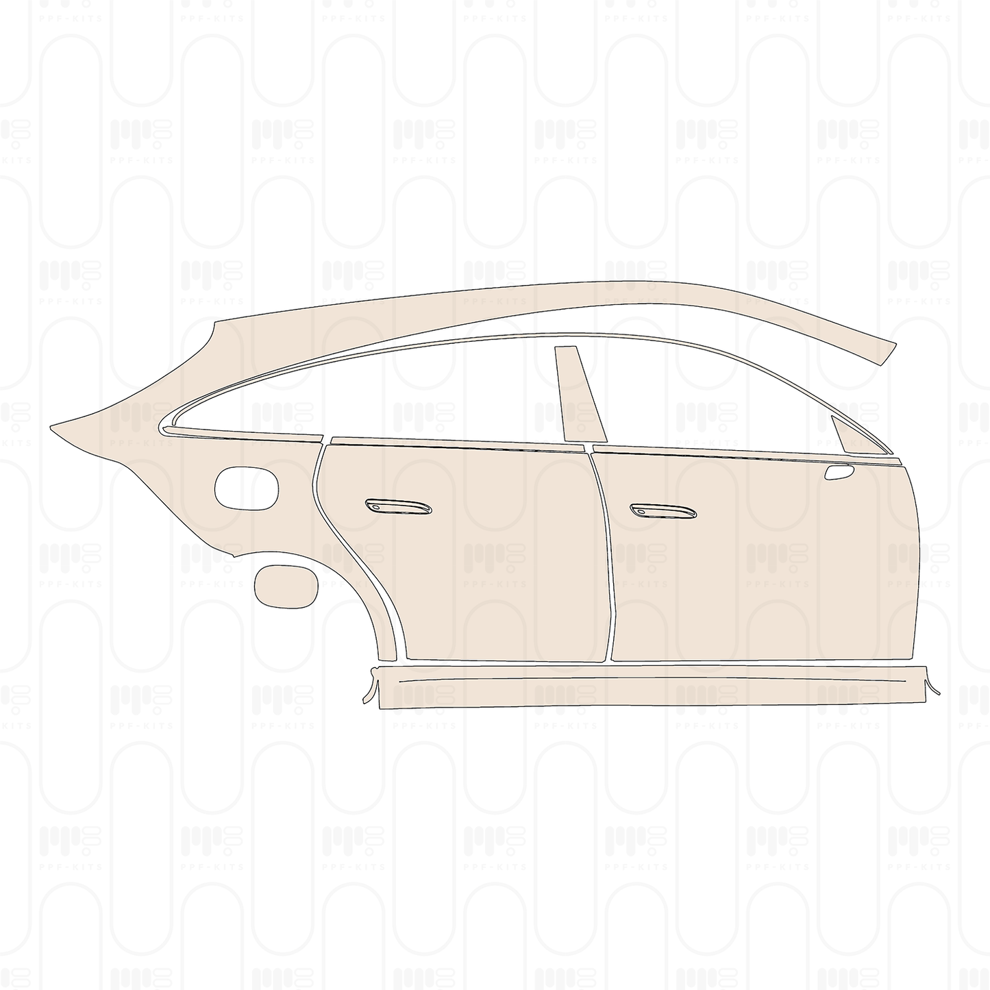 PPF precortado Mercedes-Benz CLA Shooting Brake Electric AMG Line 2026
