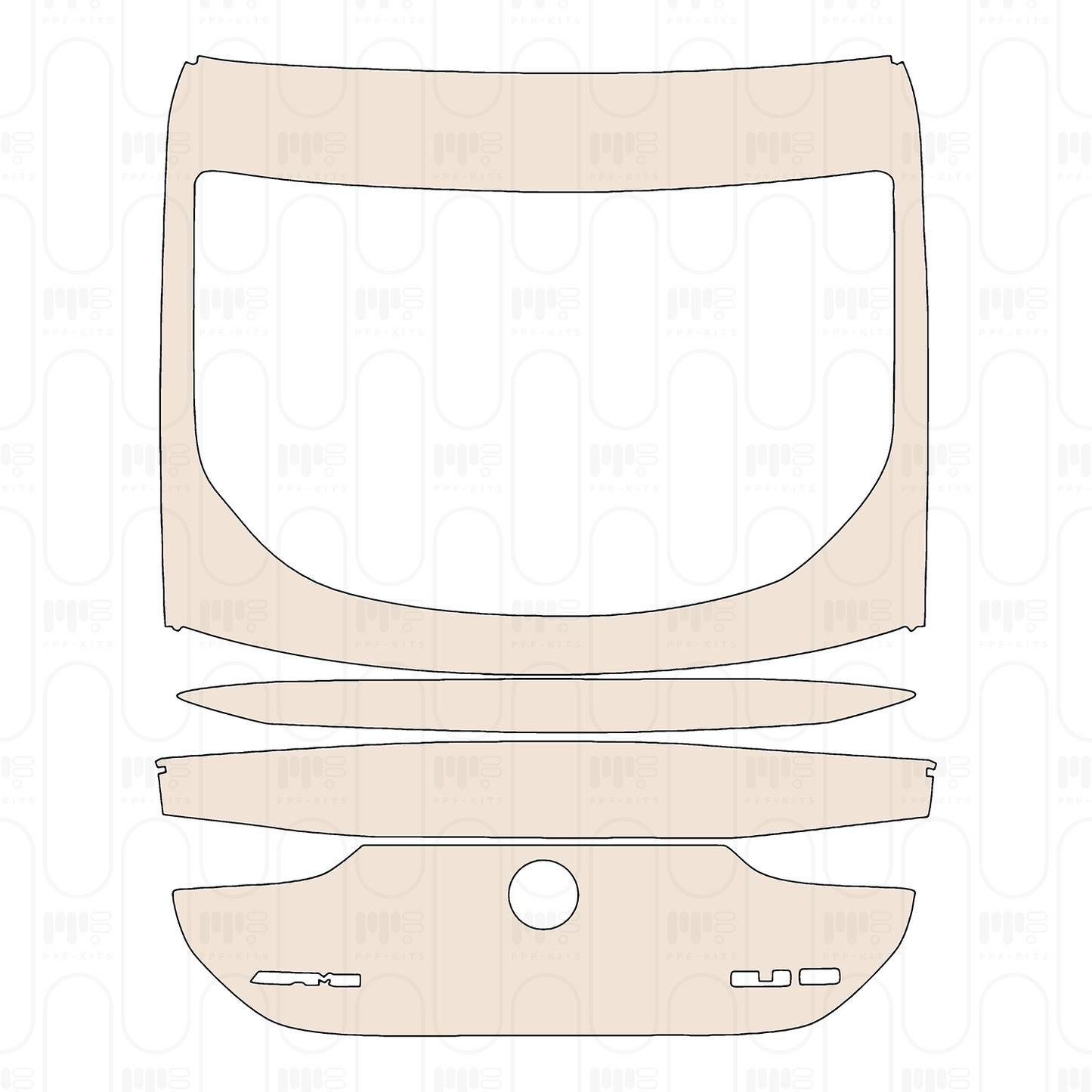 Trunk Lid with "AMG" & "GLE 53" Emblems