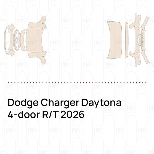 Dodge Charger Daytona 4-door R T 2026 – PPF precortado