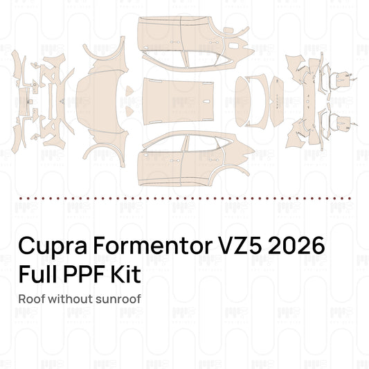 Roof without sunroof / PPF-Kits PK-G2