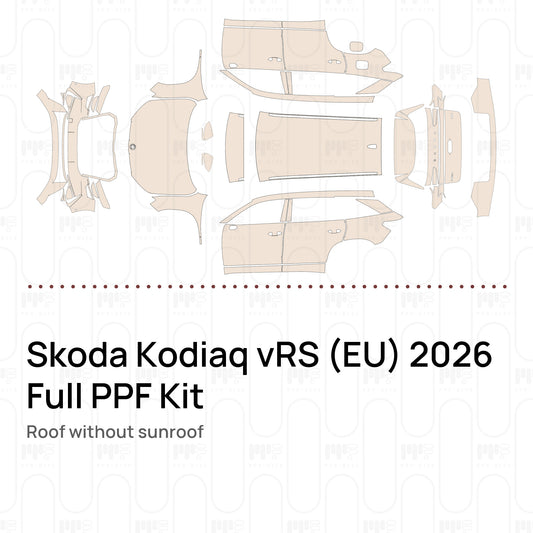 Roof without sunroof / PPF-Kits PK-G2