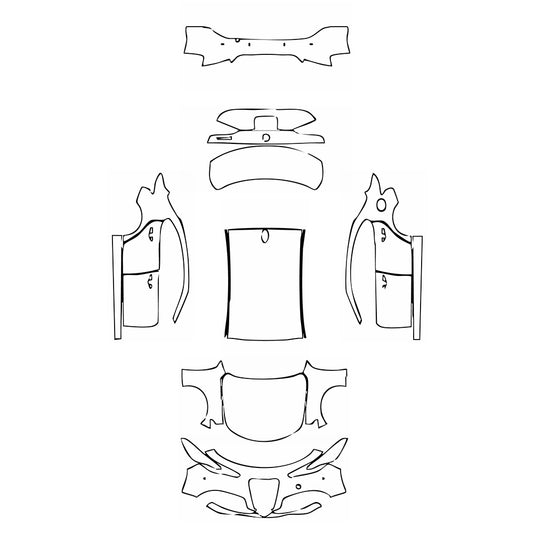 Pre-Cut PPF Alfa Romeo Giulia Base 2020 - PPF-Kits