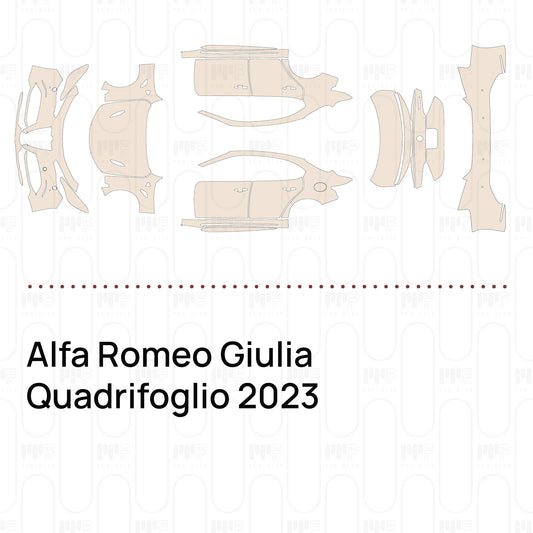 PPF precortado Alfa Romeo Giulia Quadrifoglio 2023