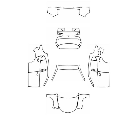 Pre-Cut PPF Alfa Romeo Stelvio Base 2019 - PPF-Kits