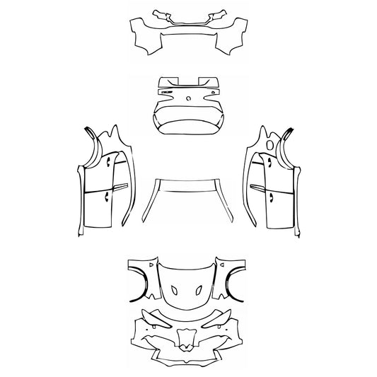 Pre-Cut PPF Alfa Romeo Stelvio Quadrifoglio 2022 - PPF-Kits