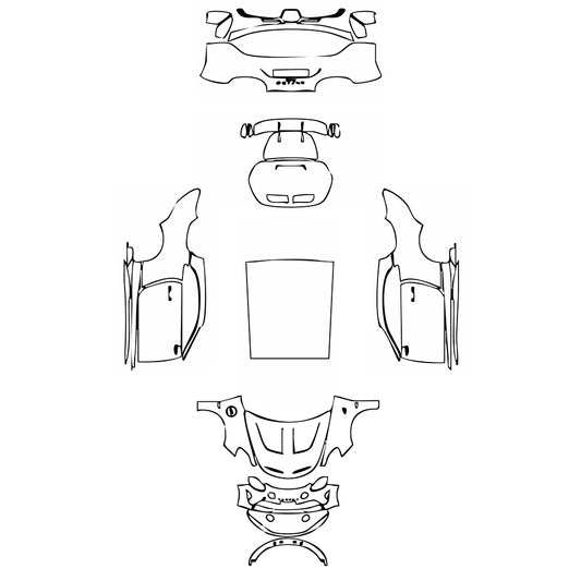 Pre-Cut PPF Alpine A 110 R 2023 - PPF-Kits