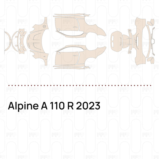 Pre-Cut PPF Alpine A 110 R 2023