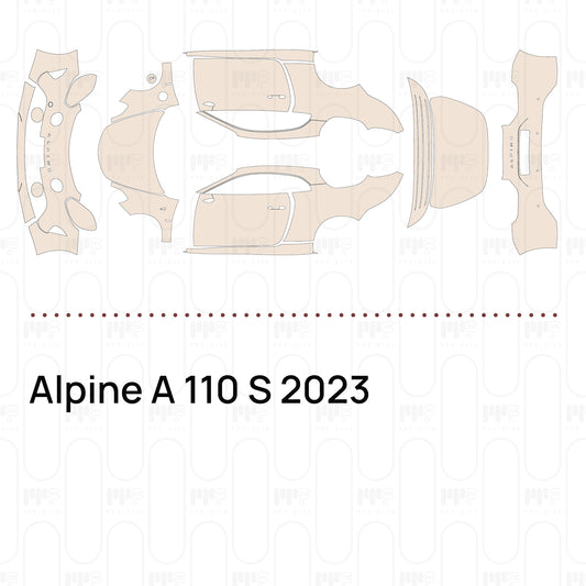 Pre-Cut PPF Alpine A 110 S 2023