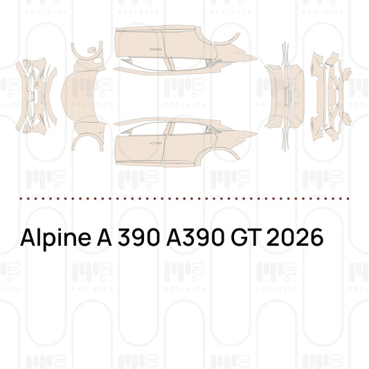Pre-Cut PPF Alpine A390 GT 2026