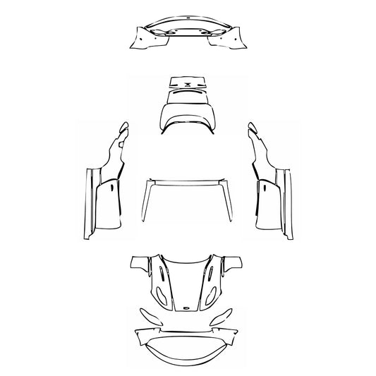 Pre-Cut PPF Aston Martin DB11 V8 Volante 2020 - PPF-Kits