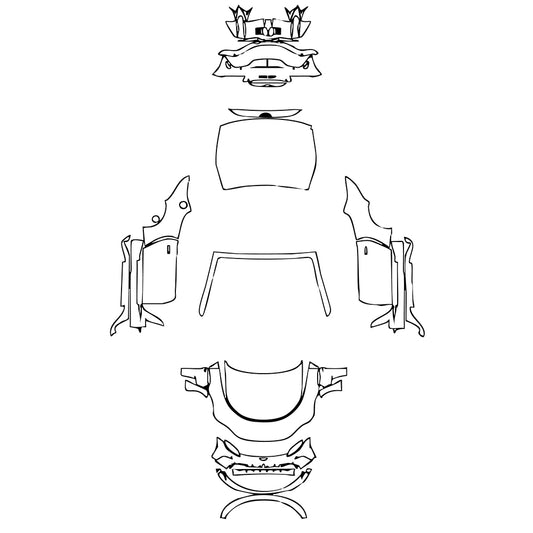 Pre-Cut PPF Aston Martin Vantage V12 Roadster 2023 - PPF-Kits