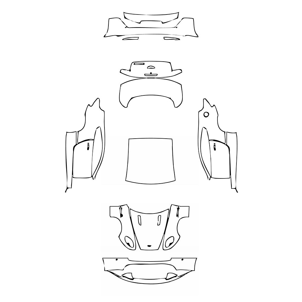 Pre-Cut PPF Aston Martin Vantage V8 Coupe 2017 - PPF-Kits