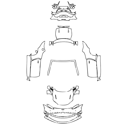 Pre-Cut PPF Aston Martin Vantage V8 F1 Roadster 2023 - PPF-Kits