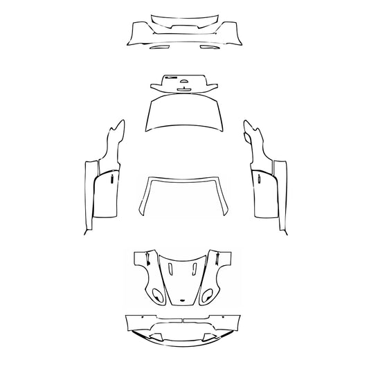 Pre-Cut PPF Aston Martin Vantage V8 Roadster 2012 - PPF-Kits
