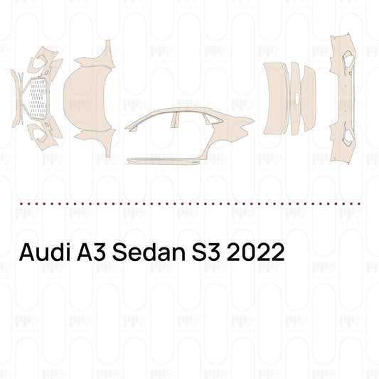 Pre-Cut PPF Audi A3 Sedan S3 2022