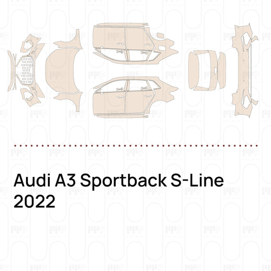 Pre-Cut PPF Audi A3 Sportback S-Line 2022