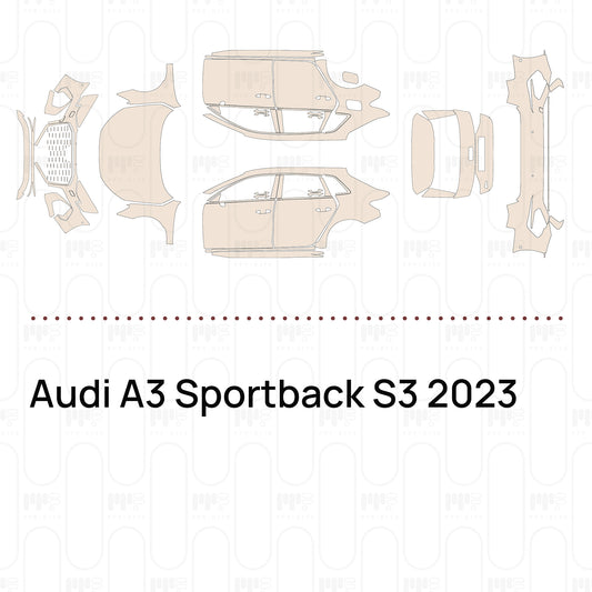 Pre-Cut PPF Audi A3 Sportback S3 2023