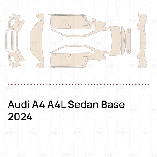 Pre-Cut PPF Audi A4 A4L Sedan Base 2024