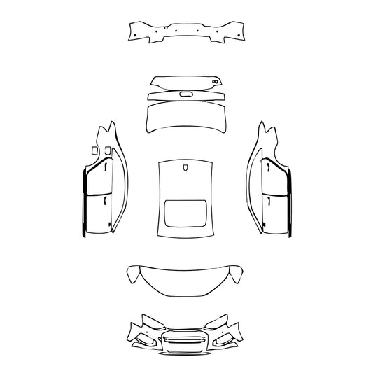 Pre-Cut PPF Audi A4 A4 Saloon Sedan Base 2022 - PPF-Kits