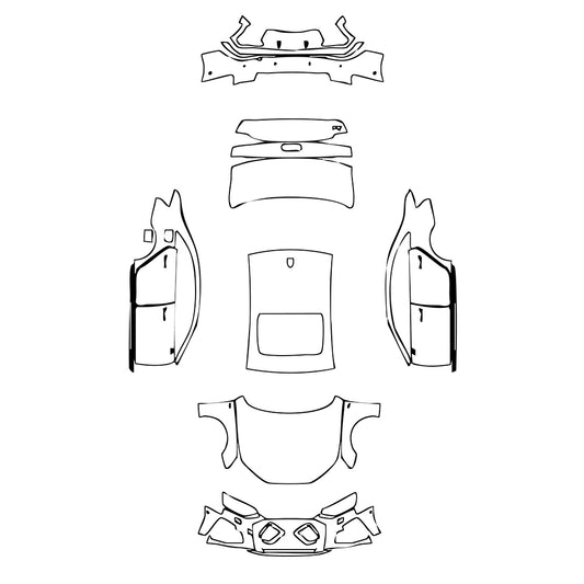 Pre-Cut PPF Audi A4 A4 Saloon Sedan S-line 2024 - PPF-Kits