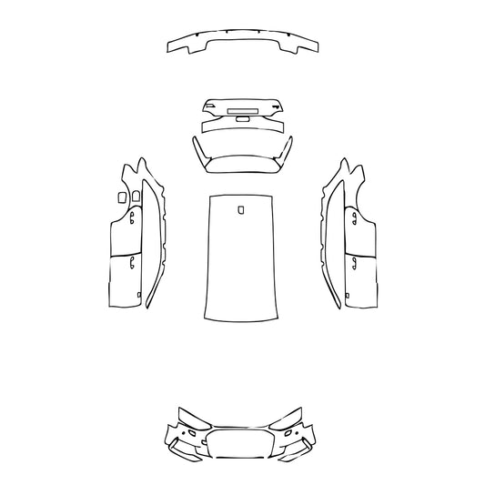 Pre-Cut PPF Audi A4 A4 allroad quattro 2021 - PPF-Kits