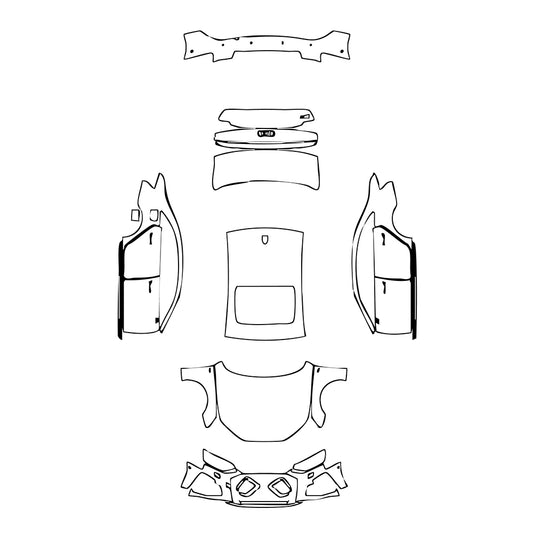 Pre-Cut PPF Audi A4 S4 Saloon Sedan 2025 - PPF-Kits