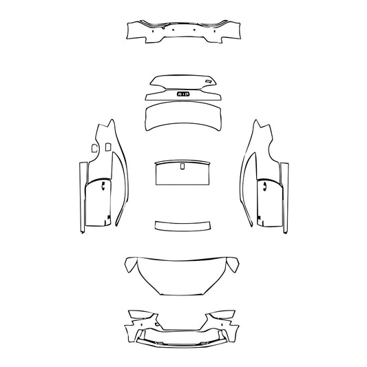 Pre-Cut PPF Audi A5 A5 Coupe Base 2024 - PPF-Kits