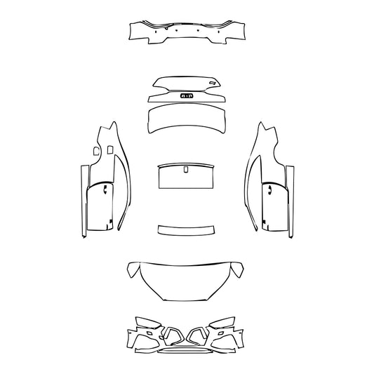 Pre-Cut PPF Audi A5 A5 Coupe S-line 2023 - PPF-Kits