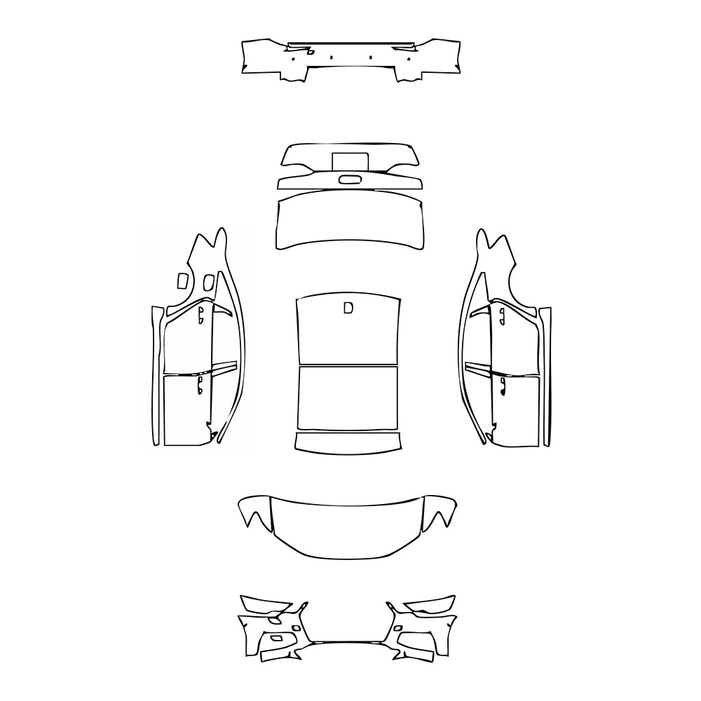 Pre-Cut PPF Audi A6 A6L Base 2025 - PPF-Kits
