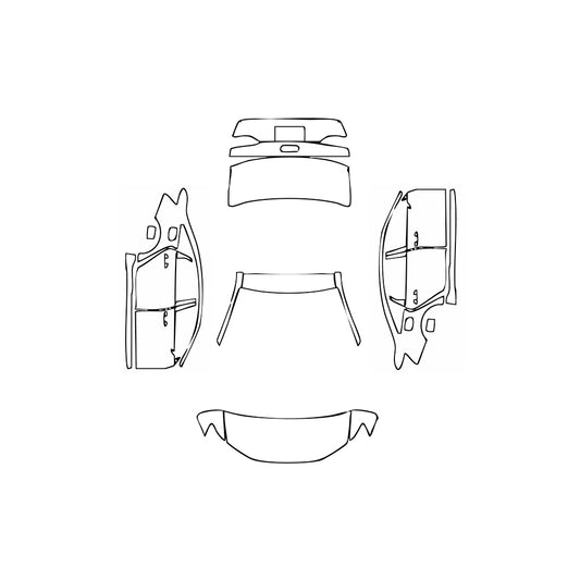 Pre-Cut PPF Audi A6 A6L TFSI e Base 2024 - PPF-Kits