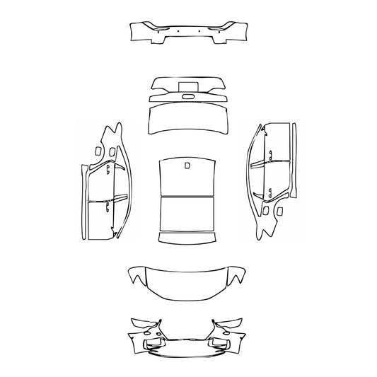 Pre-Cut PPF Audi A6 A6L TFSI e S-Line 2022 - PPF-Kits