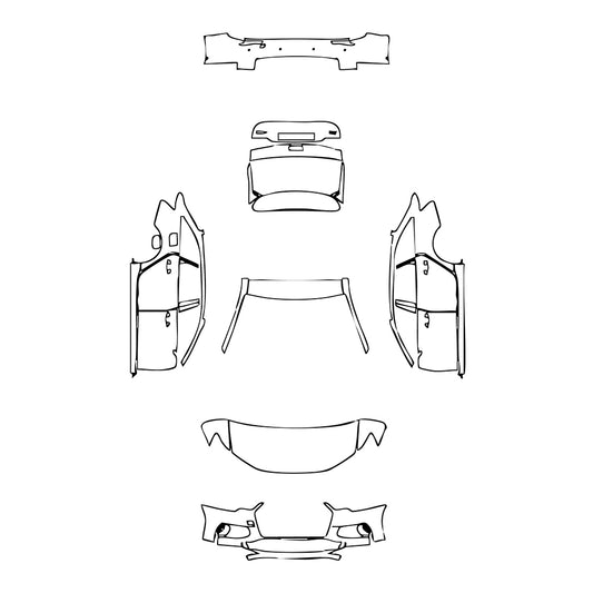 Pre-Cut PPF Audi A6 A6 Avant Base 2023 - PPF-Kits