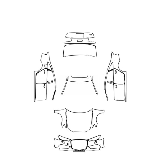 Pre-Cut PPF Audi A6 A6 Base 2013 - PPF-Kits