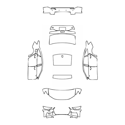 Pre-Cut PPF Audi A6 A6 Base 2022 - PPF-Kits