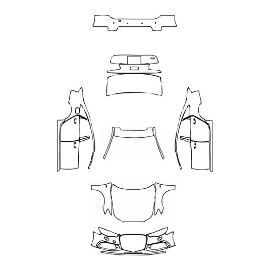 Pre-Cut PPF Audi A6 A6 S-line 2015 - PPF-Kits