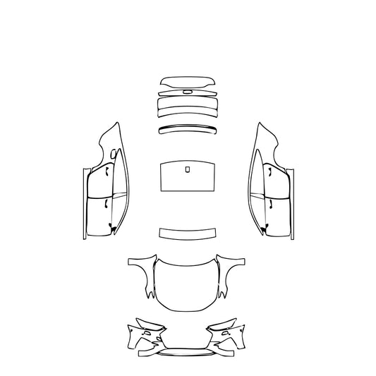 Pre-Cut PPF Audi A7 A7 Sportback Base 2022 - PPF-Kits