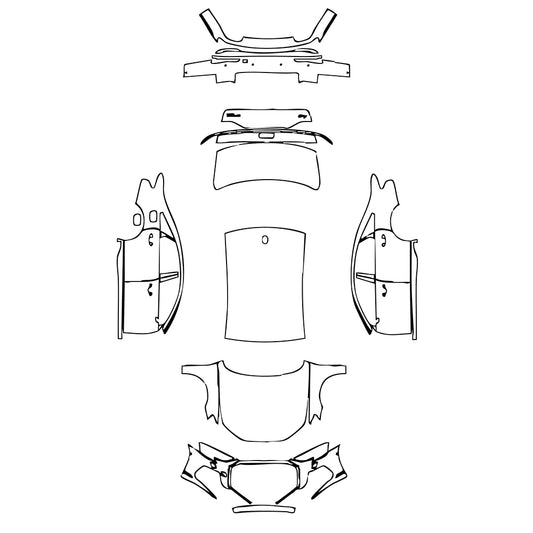 Pre-Cut PPF Audi A8 A8 (Standard Wheelbase) Base 2023 - PPF-Kits