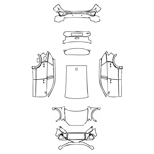 Pre-Cut PPF Audi Q2 Q2 S-line 2021 - PPF-Kits