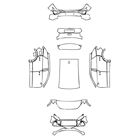 Pre-Cut PPF Audi Q2 Q2 SQ2 2023 - PPF-Kits