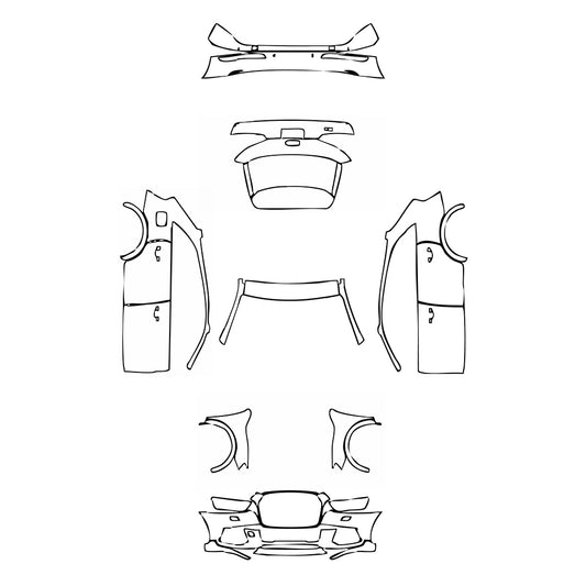 Pre-Cut PPF Audi Q3 SUV Base 2016 - PPF-Kits